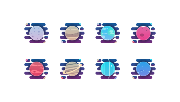 How to Create a Solar System Planets Icon Pack in Adobe Illustrator