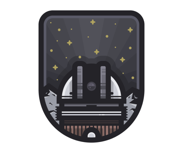 How to Create a Space Observatory Badge in Adobe Illustrator